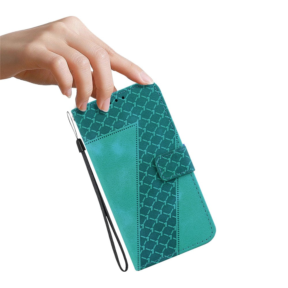 For Oppo A79 5G / A2 5G Case PU Leather Wallet Stand Imprinted Phone Protection Cover