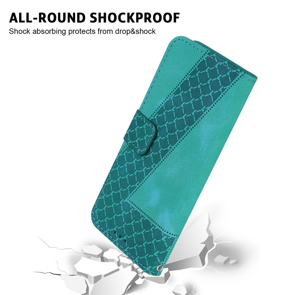 For Oppo A79 5G / A2 5G Case PU Leather Wallet Stand Imprinted Phone Protection Cover