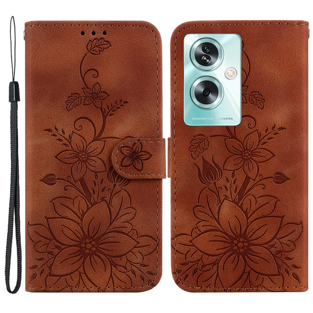 For Oppo A79 5G / A2 5G Case PU Leather Wallet Stand Flip Phone Cover