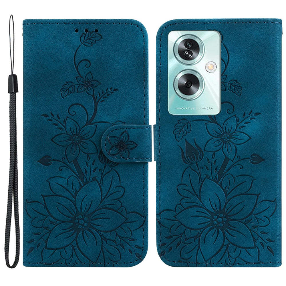 For Oppo A79 5G / A2 5G Case PU Leather Wallet Stand Flip Phone Cover