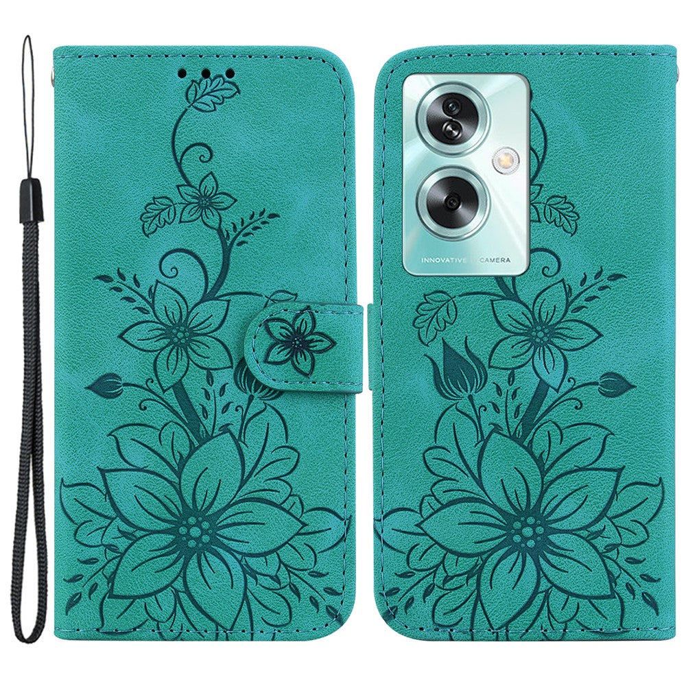 For Oppo A79 5G / A2 5G Case PU Leather Wallet Stand Flip Phone Cover