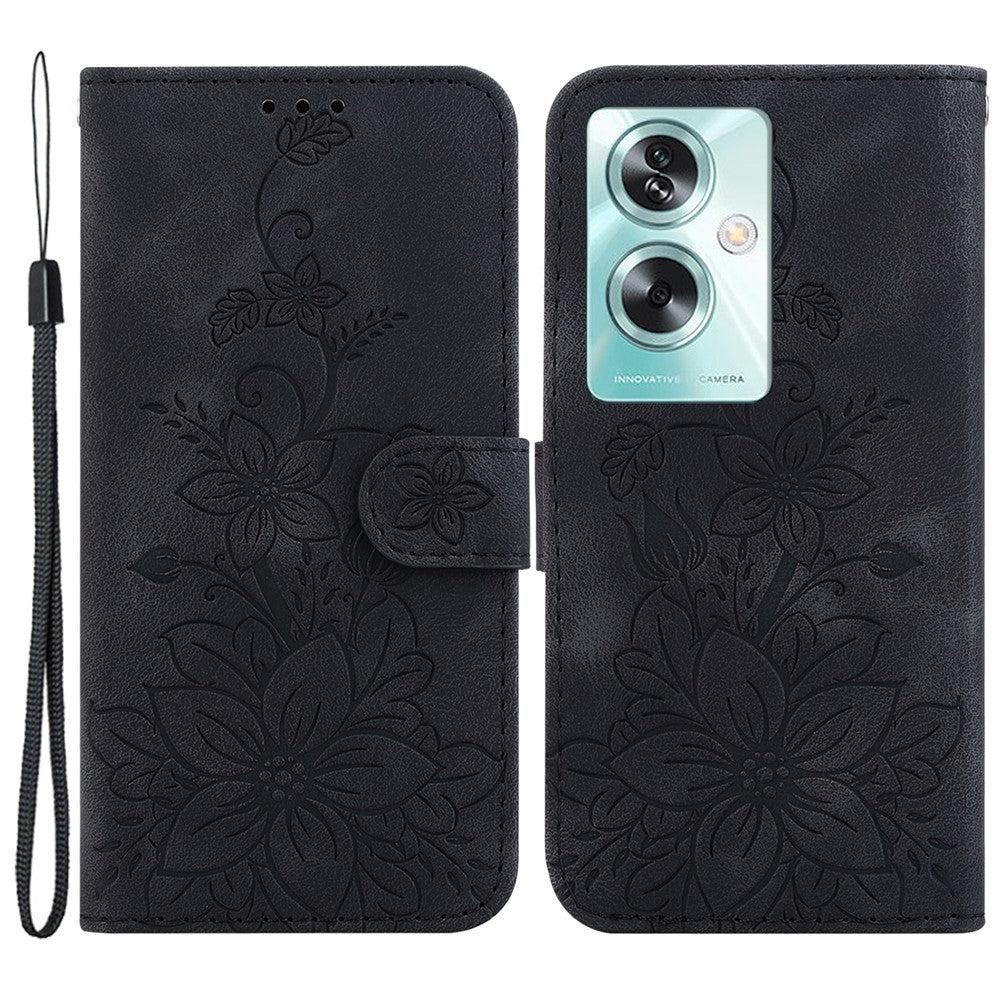 For Oppo A79 5G / A2 5G Case PU Leather Wallet Stand Flip Phone Cover