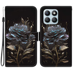 Til Honor X8b 4G Telefoncover med Tryk Mønster Pung Læder Etui