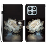 Til Honor X8b 4G Telefoncover med Tryk Mønster Pung Læder Etui