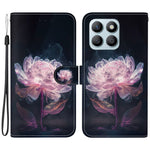 Til Honor X8b 4G Telefoncover med Tryk Mønster Pung Læder Etui