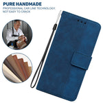 For Honor X8b 4G Case PU Leather Shockproof Imprinted Flip Phone Cover with Wallet