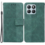 For Honor X8b 4G Case PU Leather Shockproof Imprinted Flip Phone Cover with Wallet