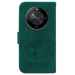 For Honor X9b 5G / Magic6 Lite 5G / X50 5G Case Leather Stand Phone Protector Rose Butterfly Imprinted