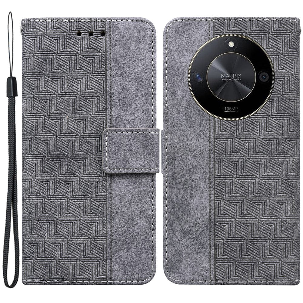 For Honor X9b 5G / Magic6 Lite 5G / X50 5G Case PU Leather Anti-drop Imprinted Flip Phone Cover