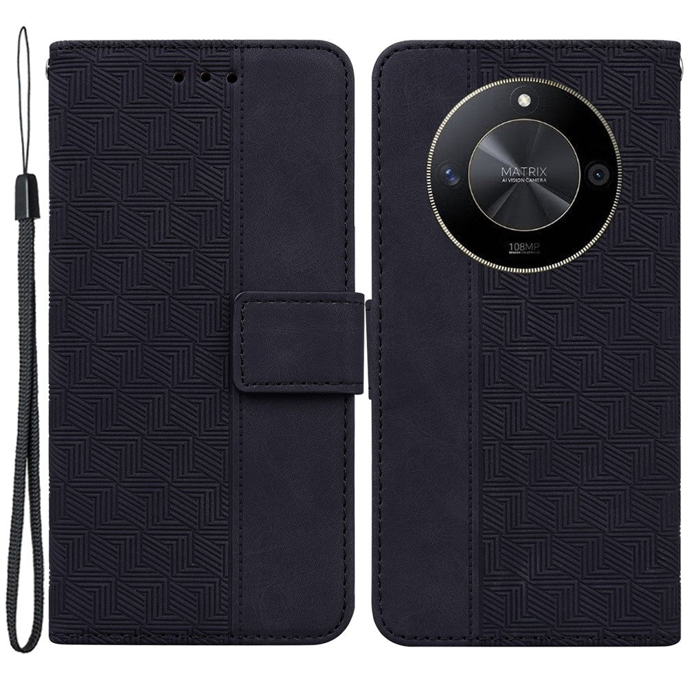 For Honor X9b 5G / Magic6 Lite 5G / X50 5G Case PU Leather Anti-drop Imprinted Flip Phone Cover