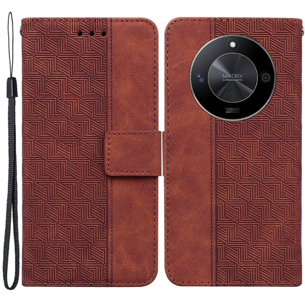 For Honor X9b 5G / Magic6 Lite 5G / X50 5G Case PU Leather Anti-drop Imprinted Flip Phone Cover