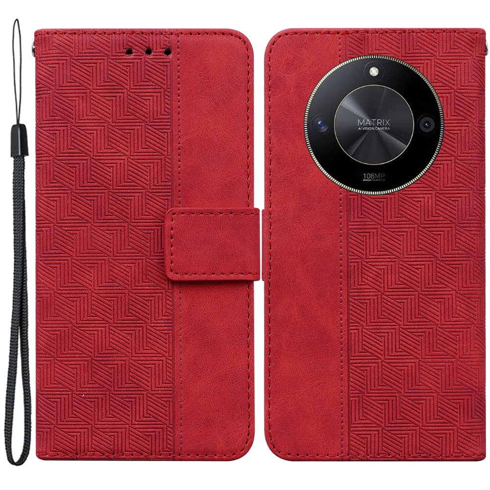 For Honor X9b 5G / Magic6 Lite 5G / X50 5G Case PU Leather Anti-drop Imprinted Flip Phone Cover