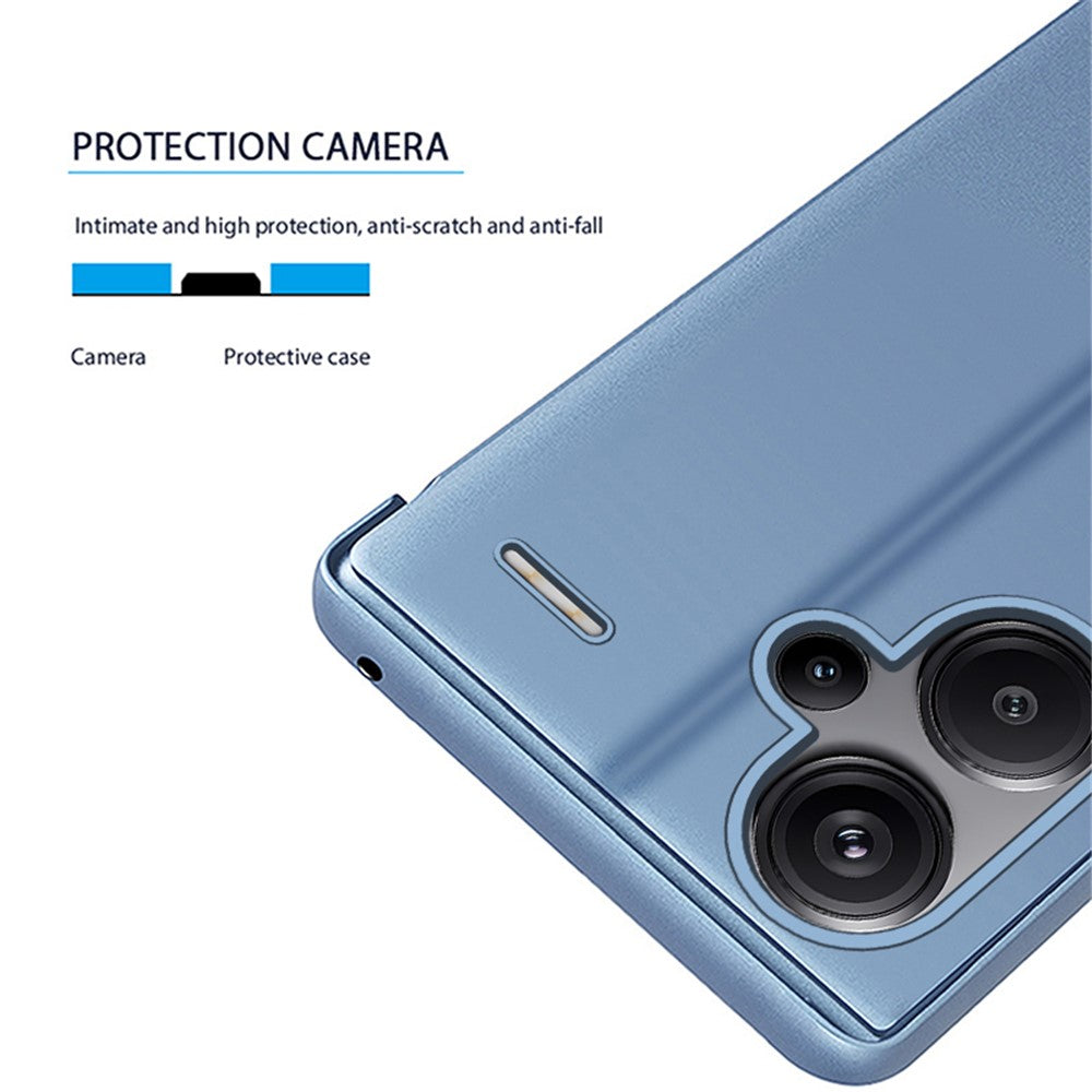 For Xiaomi Redmi Note 13 Pro+ 5G Flip Leather Cover with Stand Full Body Protective Phone Case