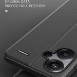 For Xiaomi Redmi Note 13 Pro+ 5G Phone Case Folio Flip PU Leather Stand Cover