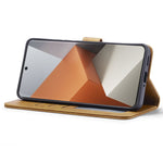 LC.IMEEKE For Xiaomi Redmi Note 13 Pro+ 5G Case Calf Texture Leather Wallet Folio Flip Phone Cover