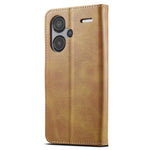 LC.IMEEKE For Xiaomi Redmi Note 13 Pro+ 5G Case Calf Texture Leather Wallet Folio Flip Phone Cover