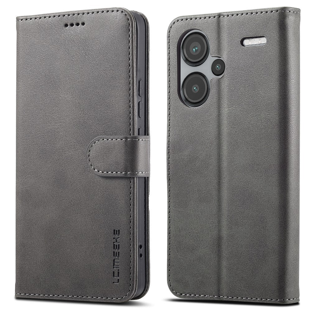 LC.IMEEKE For Xiaomi Redmi Note 13 Pro+ 5G Case Calf Texture Leather Wallet Folio Flip Phone Cover