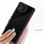 For Asus ROG Phone 8 5G / Phone 8 Pro 5G Bumper Case Phone Metal Frame with Camera Lens Cover