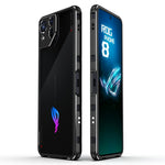 For Asus ROG Phone 8 5G / Phone 8 Pro 5G Bumper Case Phone Metal Frame with Camera Lens Cover