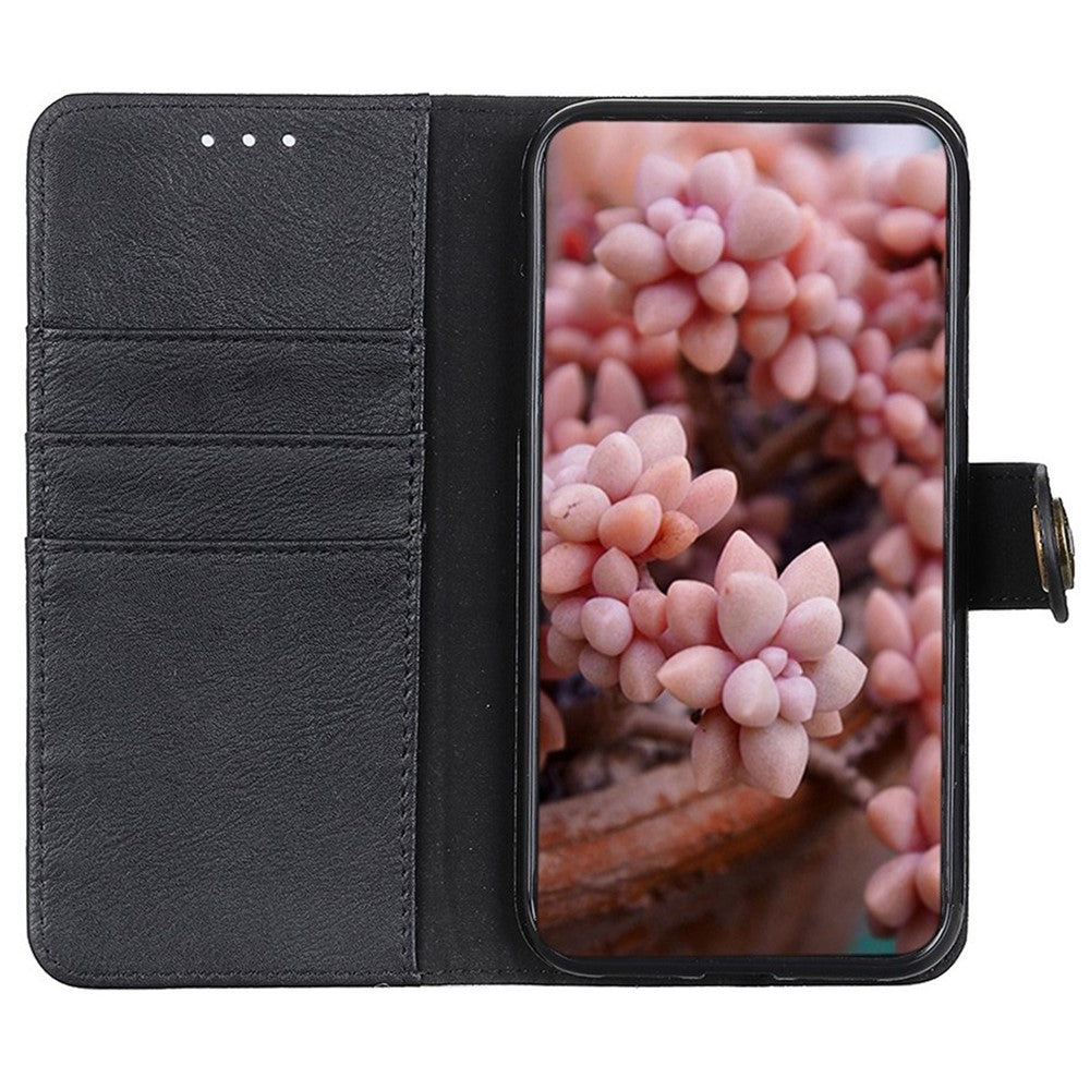 KHAZNEH For Xiaomi Redmi K70E 5G / Poco X6 Pro 5G Wallet Phone Case Cowhide Texture Leather Cover