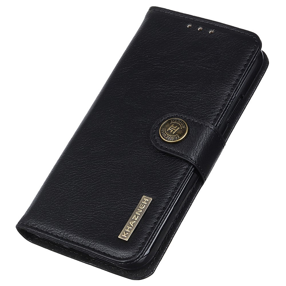 KHAZNEH For Xiaomi Redmi K70E 5G / Poco X6 Pro 5G Wallet Phone Case Cowhide Texture Leather Cover