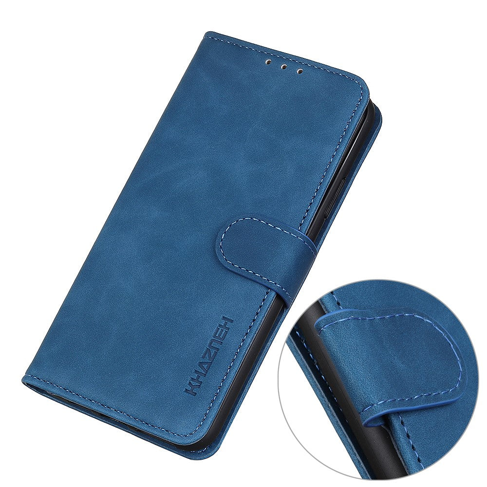 KHAZNEH For Xiaomi Redmi Note 13 4G Case Retro PU Leather Wallet Phone Cover