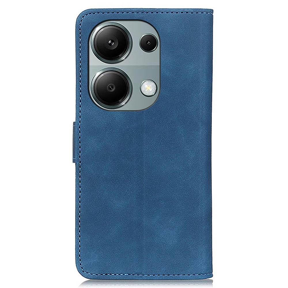 KHAZNEH For Xiaomi Redmi Note 13 4G Case Retro PU Leather Wallet Phone Cover