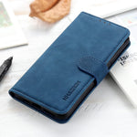 KHAZNEH For Xiaomi Redmi Note 13 4G Case Retro PU Leather Wallet Phone Cover