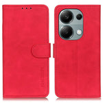 KHAZNEH For Xiaomi Redmi Note 13 4G Case Retro PU Leather Wallet Phone Cover