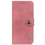 KHAZNEH For Xiaomi Redmi Note 13 4G Case Cowhide Texture Anti-scratch Leather Stand Phone Cover