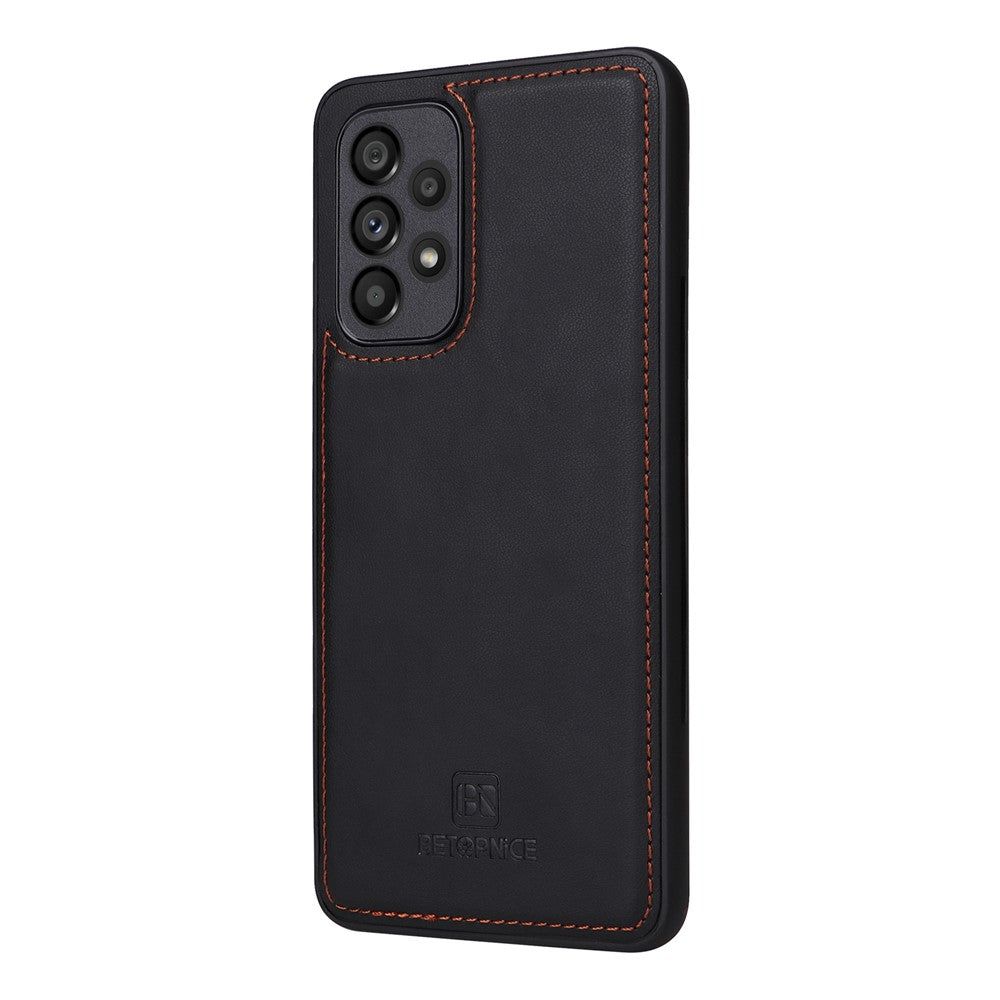 For Samsung Galaxy A73 5G Magnetic Case BETOPNICE Detachable PU Leather Phone Cover with Strap