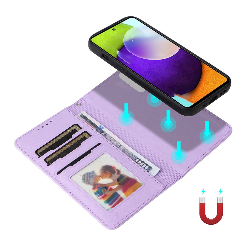 Til Samsung Galaxy A52 4G / 5G / A52s 5G Magnetisk Etui BETOPNICE Aftageligt PU Læder Telefoncover med Rem