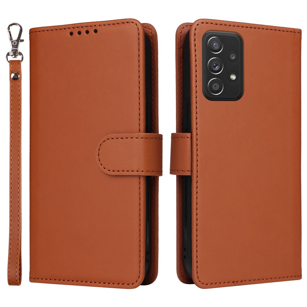 Til Samsung Galaxy A52 4G / 5G / A52s 5G Magnetisk Etui BETOPNICE Aftageligt PU Læder Telefoncover med Rem