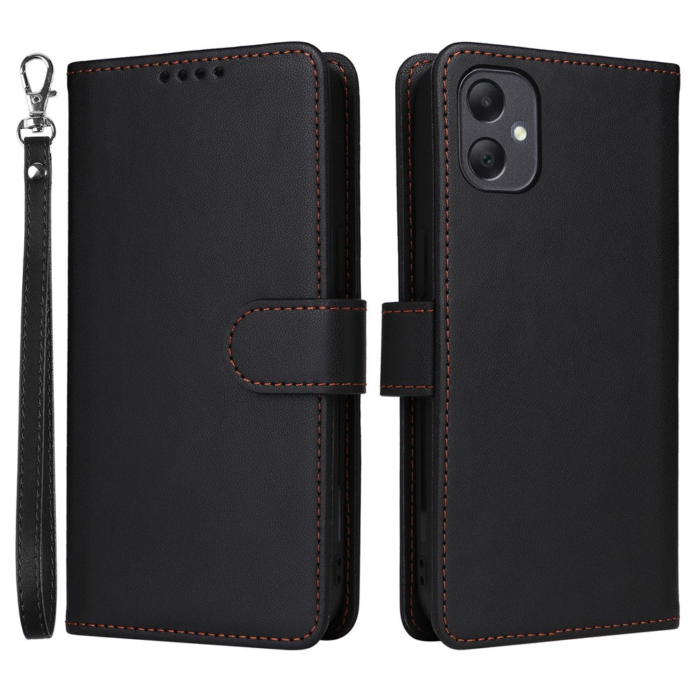 For Samsung Galaxy A05 4G Magnetic Case BETOPNICE Detachable PU Leather Phone Cover with Strap