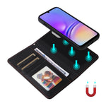 For Samsung Galaxy A05 4G Magnetic Case BETOPNICE Detachable PU Leather Phone Cover with Strap