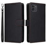 For Samsung Galaxy A03 (164.2mm) Magnetic Case BETOPNICE Detachable PU Leather Phone Cover with Strap