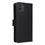 For Samsung Galaxy A03 (164.2mm) Magnetic Case BETOPNICE Detachable PU Leather Phone Cover with Strap