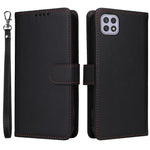 For Samsung Galaxy A22 5G (EU) Magnetic Case BETOPNICE Detachable PU Leather Phone Cover with Strap