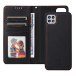 For Samsung Galaxy A22 5G (EU) Magnetic Case BETOPNICE Detachable PU Leather Phone Cover with Strap