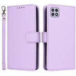 For Samsung Galaxy A22 5G (EU) Magnetic Case BETOPNICE Detachable PU Leather Phone Cover with Strap