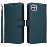 For Samsung Galaxy A22 5G (EU) Magnetic Case BETOPNICE Detachable PU Leather Phone Cover with Strap