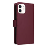 For iPhone 12 mini Magnetic Case BETOPNICE Detachable PU Leather Phone Cover with Strap