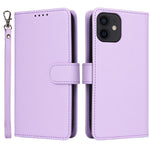 For iPhone 12 / 12 Pro Magnetic Case BETOPNICE Detachable PU Leather Phone Cover with Strap