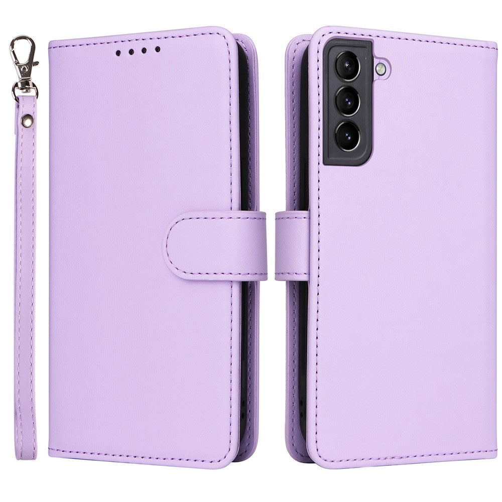 Samsung Galaxy S21+ 5G magnetisk cover BETOPNICE, aftageligt PU-læderetui med rem