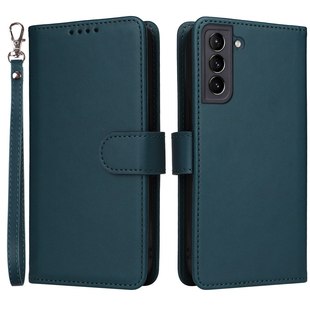 Samsung Galaxy S21+ 5G magnetisk cover BETOPNICE, aftageligt PU-læderetui med rem