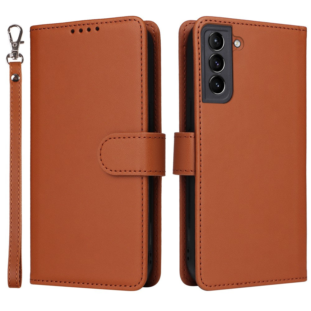Samsung Galaxy S21+ 5G magnetisk cover BETOPNICE, aftageligt PU-læderetui med rem
