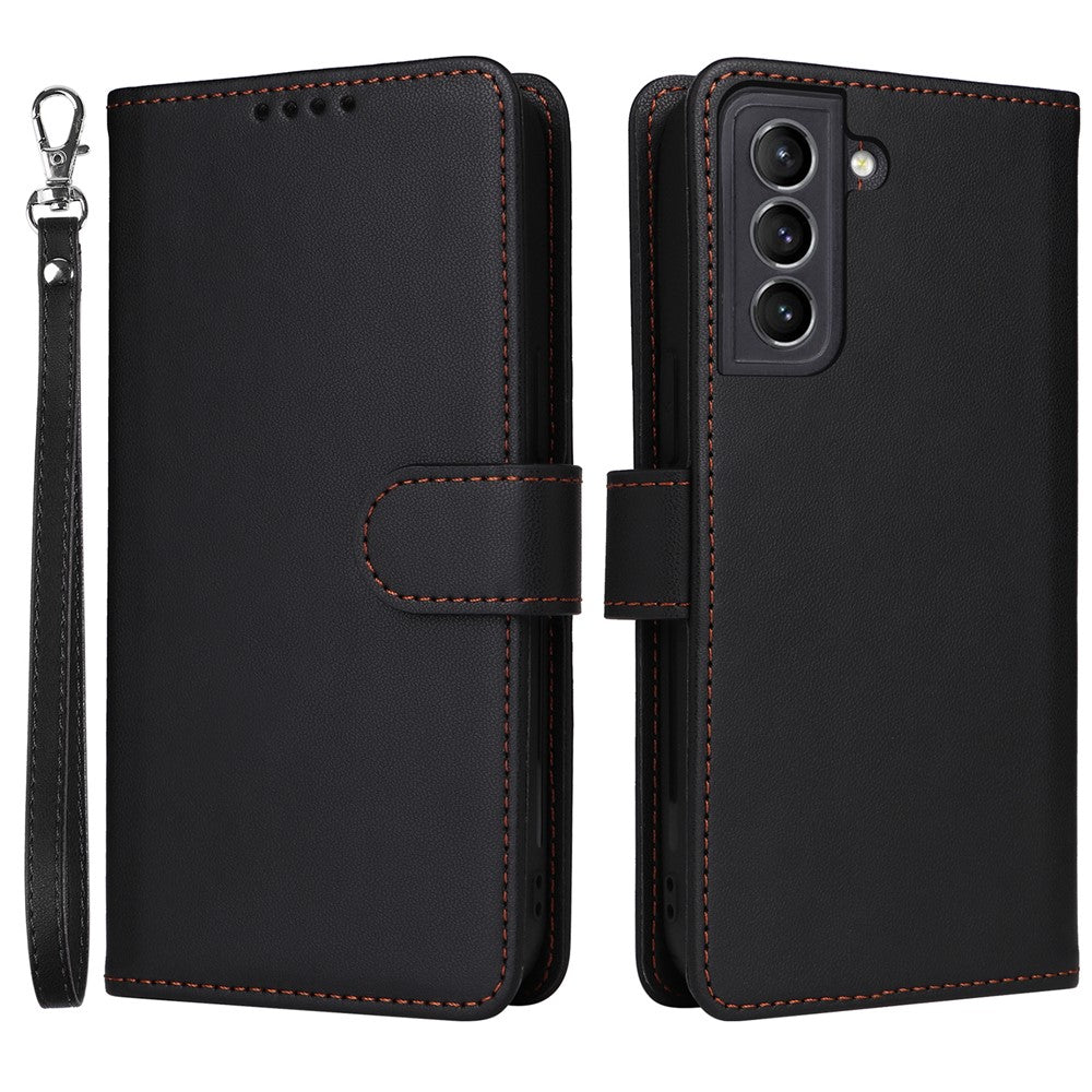 BETOPNICE 005 For Samsung Galaxy S21 4G / S21 5G Cell Phone Case Anti-shock Detachable PU Leather Shell