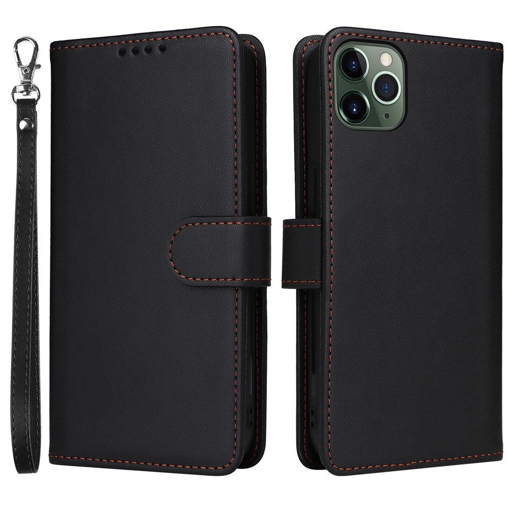 For iPhone 11 Pro Max Magnetic Case BETOPNICE Detachable PU Leather Phone Cover with Strap