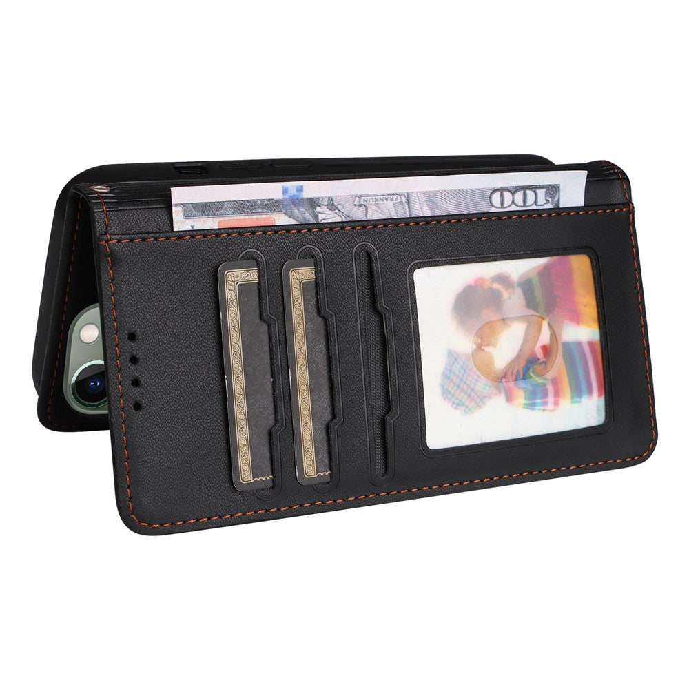 For iPhone 11 Pro Max Magnetic Case BETOPNICE Detachable PU Leather Phone Cover with Strap