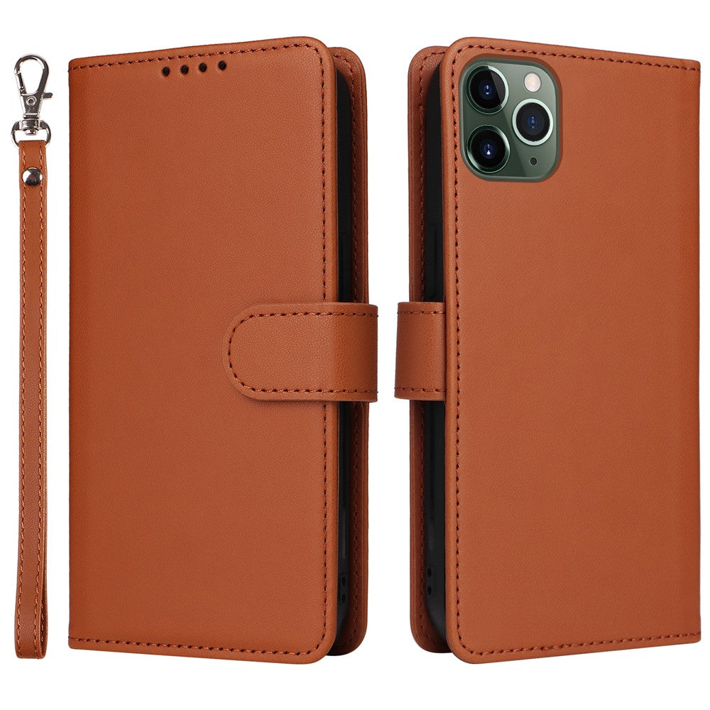 For iPhone 11 Pro Max Magnetic Case BETOPNICE Detachable PU Leather Phone Cover with Strap